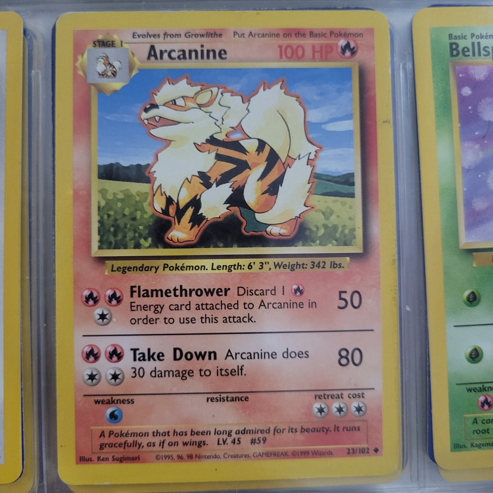 Pokemon Card Arcanine